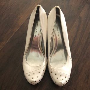 White Charlotte Russe Pumps